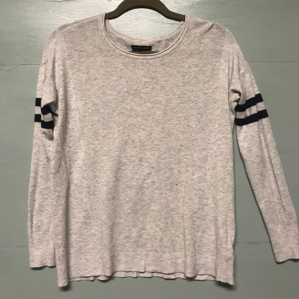 Soft jersey style long sleeved sweater